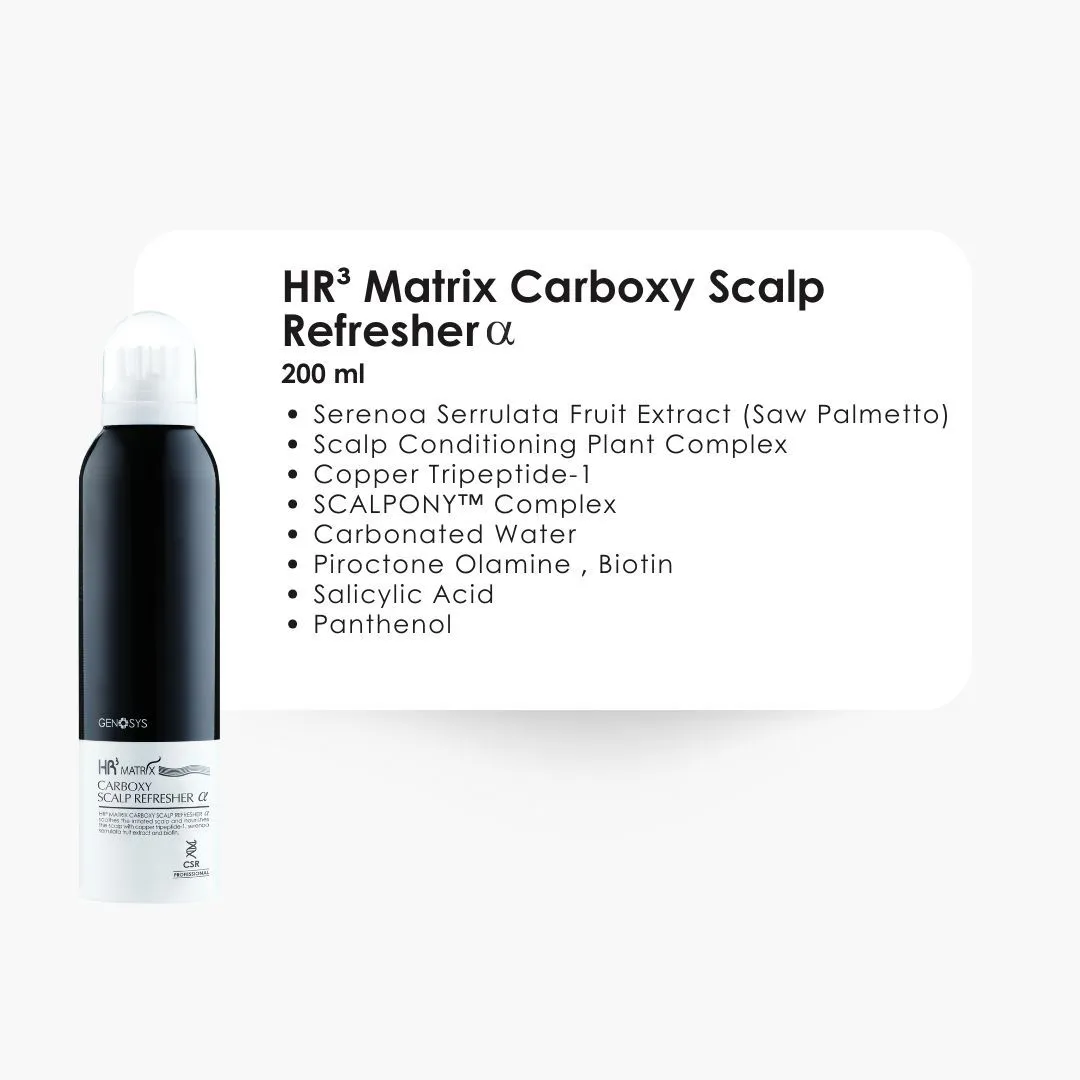 GENOSYS HR³ MATRIX Carboxy Scalp Refresher α